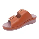 Accept New Style Casual Sport Leather Sandals for Women