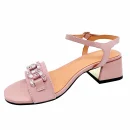 Best-selling Fashion Trend Women Leather Sandals Buckle Strap Genuine Leather Sandals Women