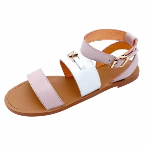 Accept New Style Comfortable Leather Flat Sandals Shoes