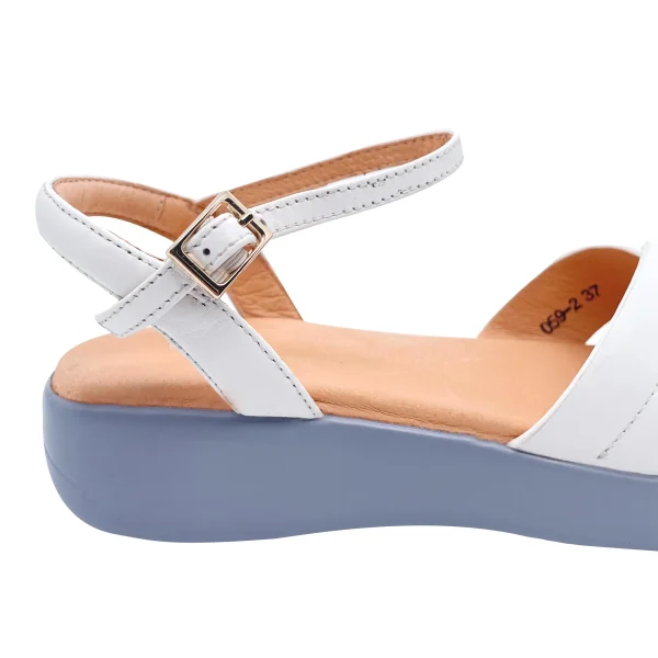 Best-selling Buckle Strap Fashion Trend 100% Genuine Leather Sandals - Image 3