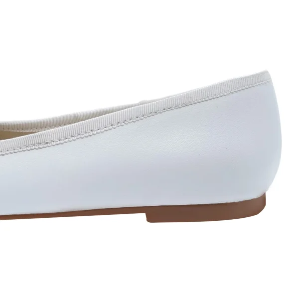 Simple and Beautiful Genuine Leather Flats Shoes for Female - Image 6