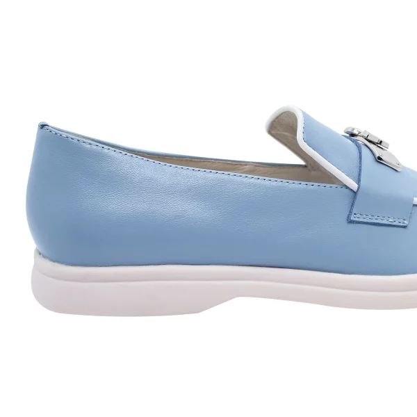 Unique Design Comfortable Rubber Sole Fashion Trend  Casual Leather Shoes for Women - Image 5