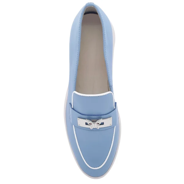 Unique Design Comfortable Rubber Sole Fashion Trend  Casual Leather Shoes for Women - Image 2