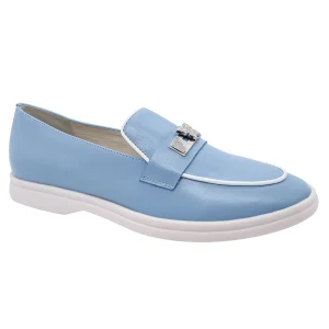 Unique Design Comfortable Rubber Sole Fashion Trend  Casual Leather Shoes for Women