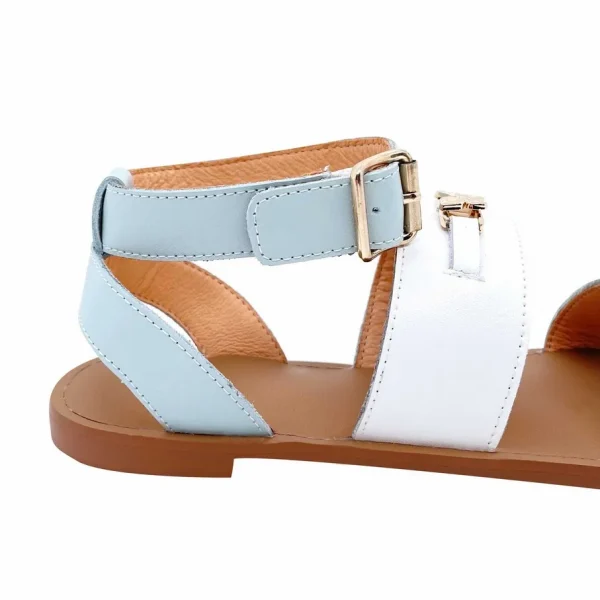 Best-selling Accept Comfortable Rubber Sole Leather Flat Sandals - Image 5