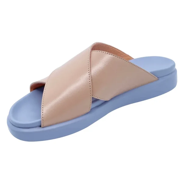 Hot Sales Classic Leisure Comfortable Rubber Sole High-end Leather Heels Shoes Women - Image 4