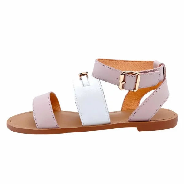 Accept New Style Comfortable Leather Flat Sandals Shoes - Image 4