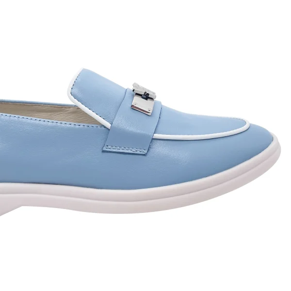 Unique Design Comfortable Rubber Sole Fashion Trend  Casual Leather Shoes for Women - Image 6