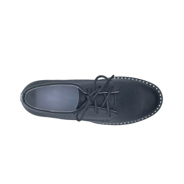 High Quality Classic Casual Lace-up Walking Loafers Women Cow Leather Shoes - Image 5
