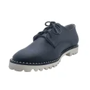 High Quality Classic Casual Lace-up Walking Loafers Women Cow Leather Shoes