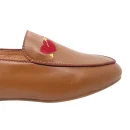 Stylish Popular Women Leather Shoes Comfortable Rubber Sole Flat Shoes Ladies