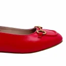 Price Comfortable Rubber Sole Genuine Leather Shoe Leather Flats Shoes for Women