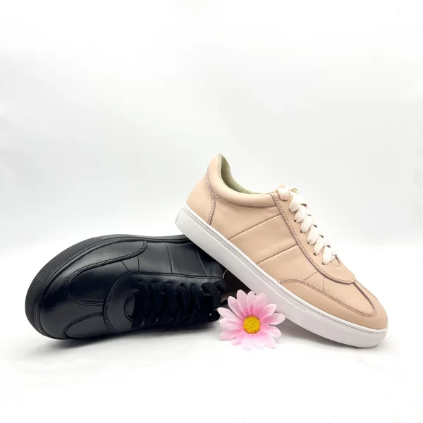 Fashion Trend 100% Genuine Leather Breathable  Casual Sneaker Shoes for Women - Image 3