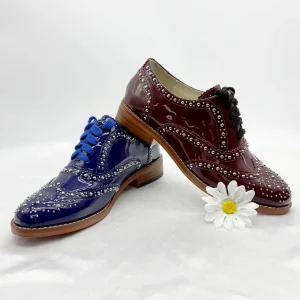 New Trend Fashion British Design Comfortable Rubber Sole  Women Leather Shoes