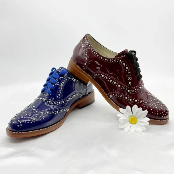 New Trend Fashion British Design Comfortable Rubber Sole  Women Leather Shoes