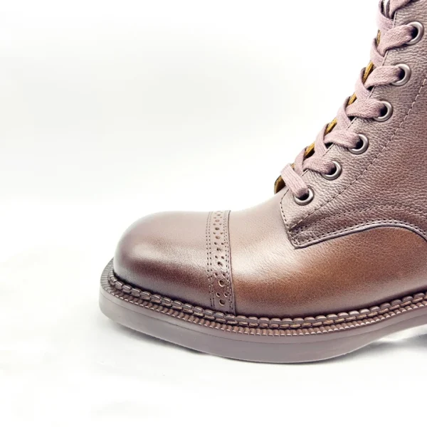High-end Fashion Trend 100% Genuine Leather Professional Leather Boots for Ladies - Image 5