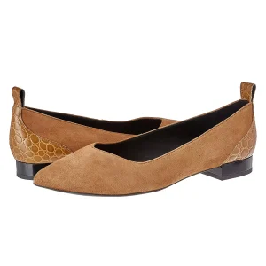 Professional High Quality 100% Genuine Leather Stylish  Women Suede Flat  Shoes