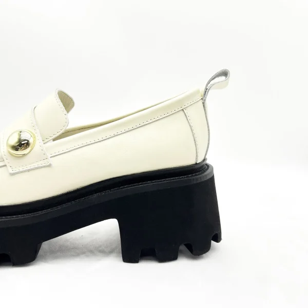 New Trend Fashion British Design Comfortable Rubber Sole  Women Leather Loafer Shoes - Image 6