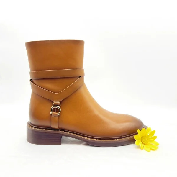 High-end New Style Fashion 100% Genuine Leather Professional Casual Leather Boots for Ladies - Image 3