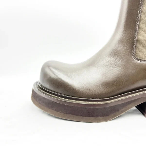 Height Increasing New Style Fashion Comfortable Rubber Sole Professional Casual Leather Boots for Ladies - Image 5