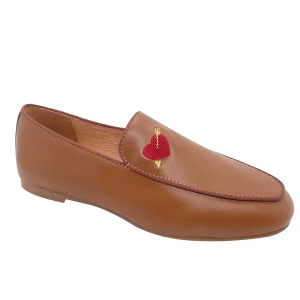Stylish Popular Women Leather Shoes Comfortable Rubber Sole Flat Shoes Ladies