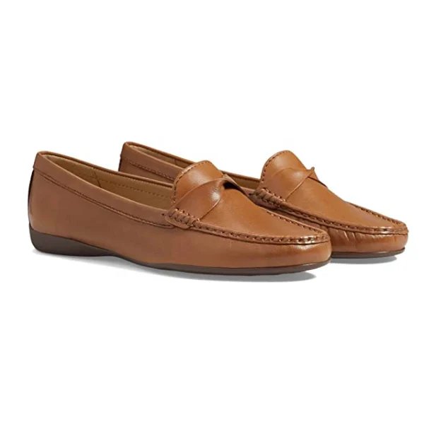New Fashion Classic Flat Shoes Ladies Comfortable Rubber Sole Women Leather Shoes - Image 2