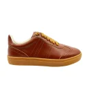 Fashion Trend 100% Genuine Leather Breathable Classic Leisure Sneakers for Women