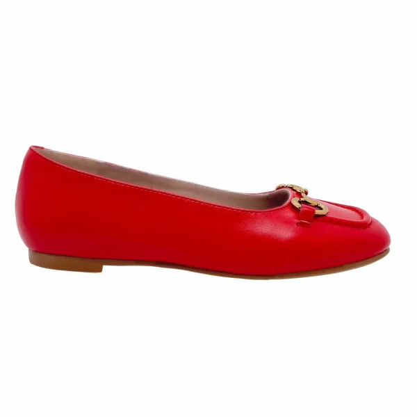 Price Comfortable Rubber Sole Genuine Leather Shoe Leather Flats Shoes for Women - Image 2
