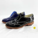 New Trend Fashion British Design Comfortable Rubber Sole  Women Leather Shoes