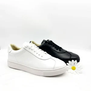 100% Genuine Leather Breathable Classic Leisure Sport Casual Sneaker Shoes for Women