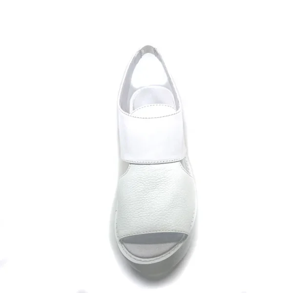 Hot Sales Summer Women's Sandals Wedges Platform Genuine Shoes High Heeled Ladies White Sandals - Image 3