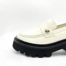 New Trend Fashion British Design Comfortable Rubber Sole  Women Leather Loafer Shoes