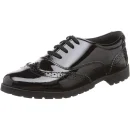 High Quality Classic Casual Lace-up Walking Loafers Women Cow Leather Shoes