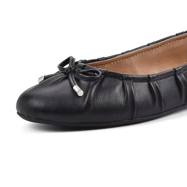 Professional Price Comfortable Rubber Sole Classic Leisure Women Leather Shoes - Image 3