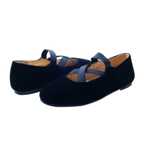 Stylish New Product Dance Ballet Flats Soft Black Velvet Women Shoes