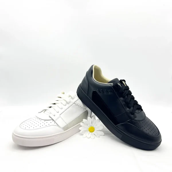 Fashion Trend 100% Genuine Leather Breathable Classic Leisure Sport Walking Shoes for Women - Image 2