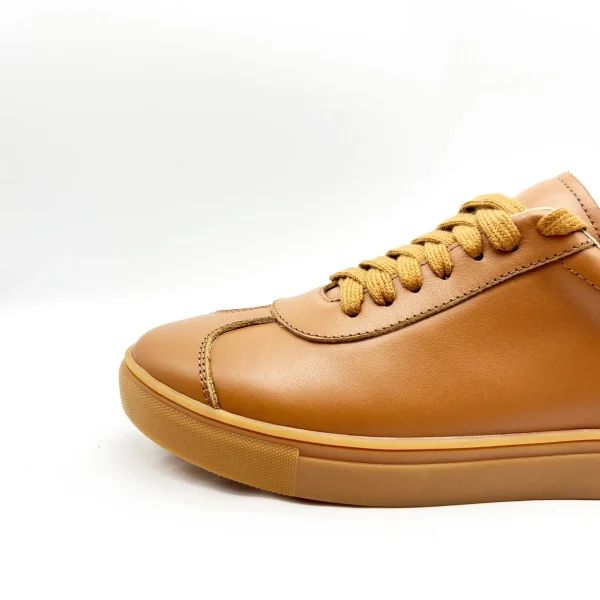 100% Genuine Leather Breathable Classic Leisure Sport Casual Sneaker Shoes for Women - Image 5
