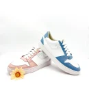100% Genuine Leather Breathable Classic Leisure Casual Sneaker Shoes for Women