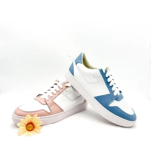 100% Genuine Leather Breathable Classic Leisure Casual Sneaker Shoes for Women
