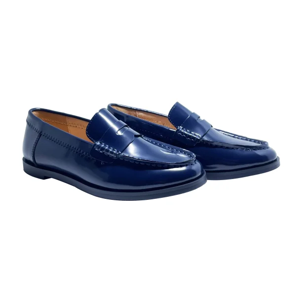 Light Weight Fashion Single Flats Breathable Genuine Leather Shoes for Women - Image 3