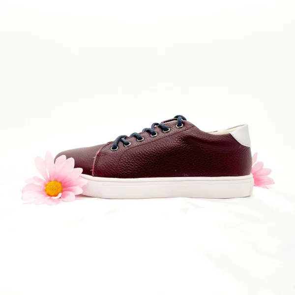 100% Genuine Leather High Quality Classic Leisure Women Sneaker Shoes - Image 2