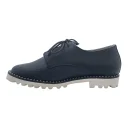 High Quality Classic Casual Lace-up Walking Loafers Women Cow Leather Shoes