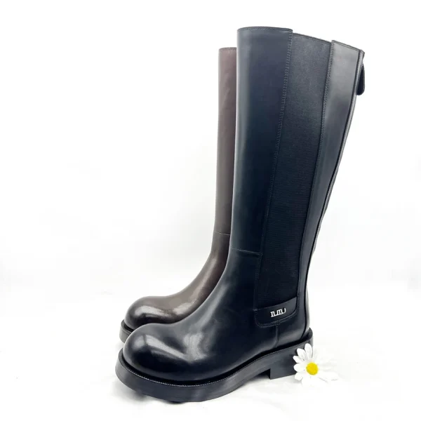 High-end New Style Fashion High Quality Professional Casual Leather Boots for Ladies - Image 2