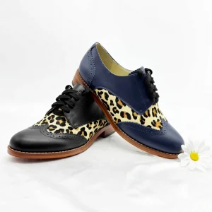 New Trend Fashion British Design Comfortable Rubber Sole Hard-wearing  Women Leather Shoes