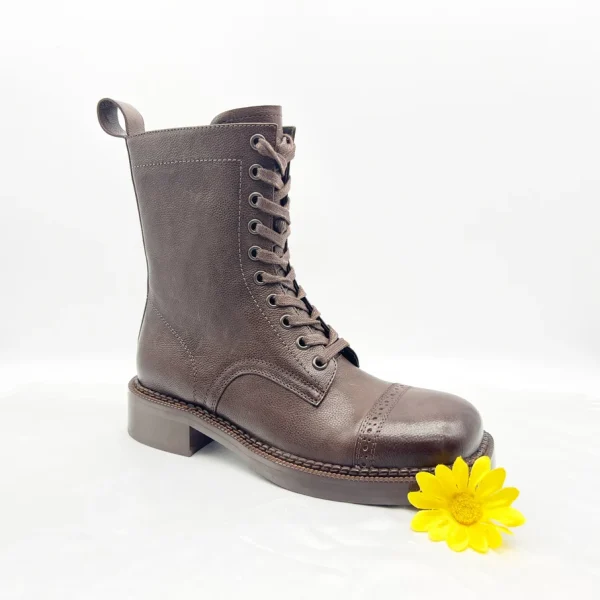 High-end New Style Fashion 100% Genuine Leather Professional  Boots for Ladies - Image 2