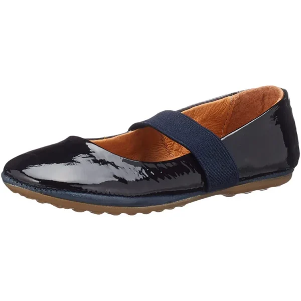Light Weight Hard-wearing Elastic Band Fashion Dancing Flats Leather Shoes for Ladies - Image 3