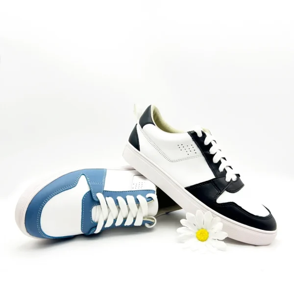 100% Genuine Leather Breathable Classic Leisure Casual Sneaker Shoes for Women - Image 2