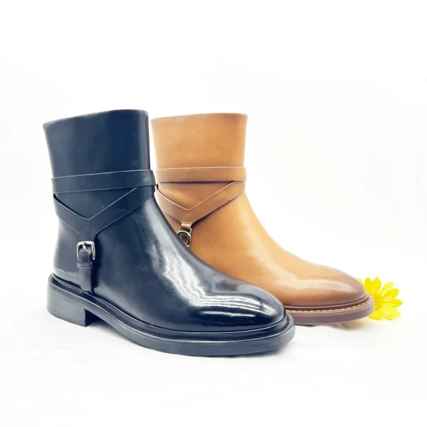 High-end New Style Fashion 100% Genuine Leather Professional Casual Leather Boots for Ladies - Image 2