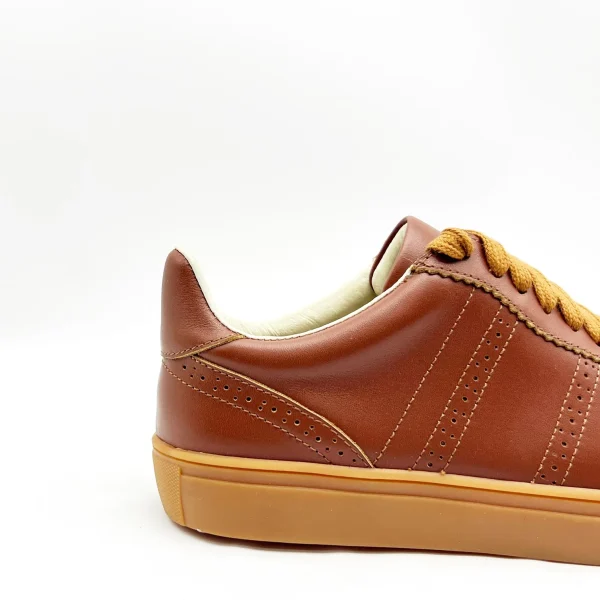 Fashion Trend 100% Genuine Leather Breathable Classic Leisure Sneakers for Women - Image 6