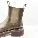 Height Increasing New Style Fashion Comfortable Rubber Sole Professional Casual Leather Boots for Ladies